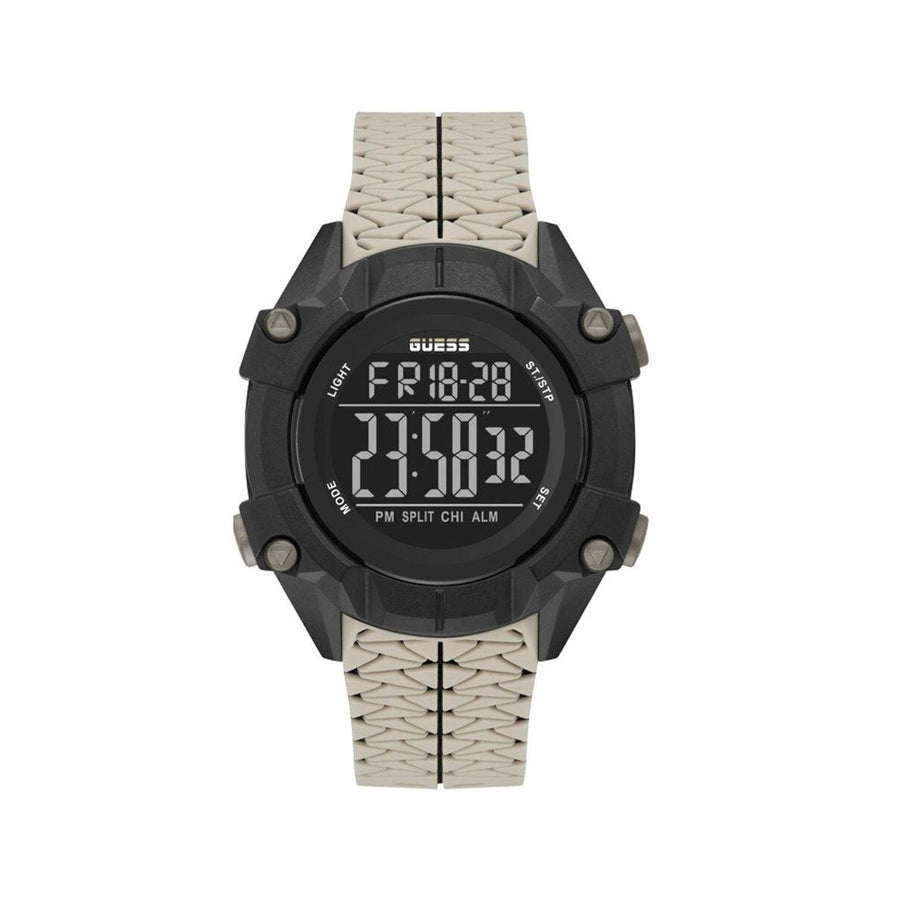 Beige Synthetic Digital Watch