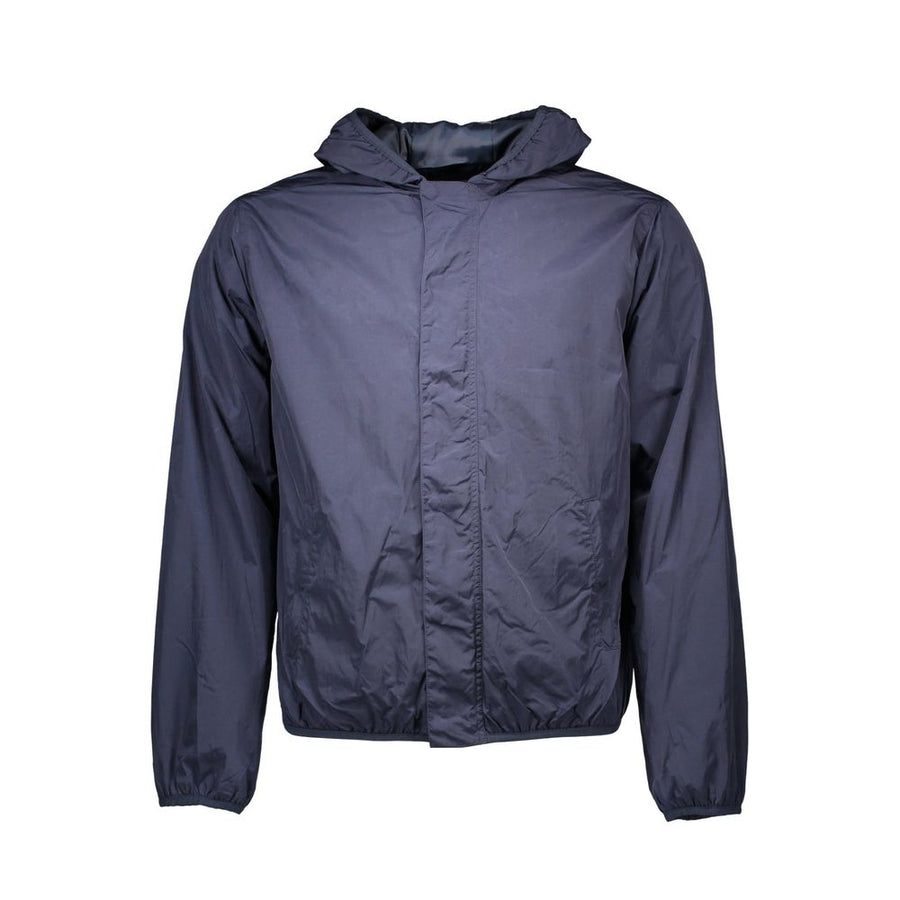 Blue Nylon Jackets & Coat