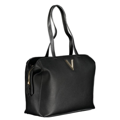 Black Polyurethane Women's Bag