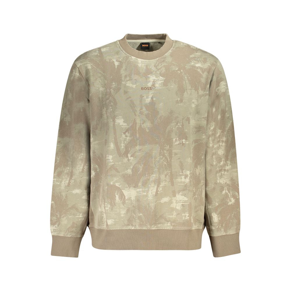 Brown Cotton Sweatshirt