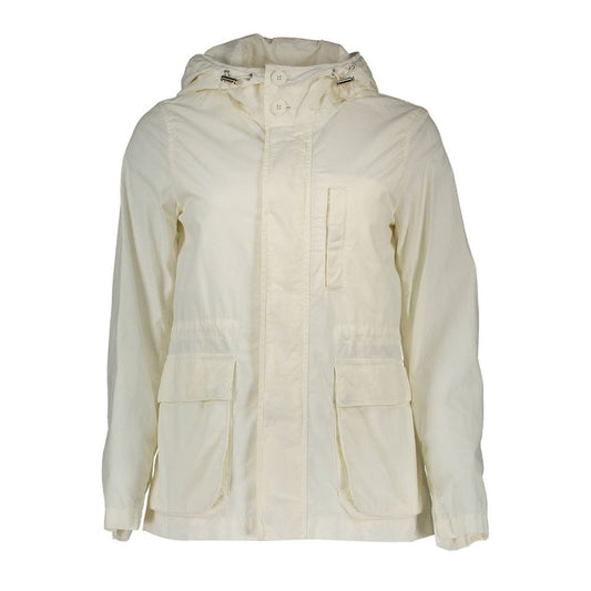 White Cotton Women Jacket