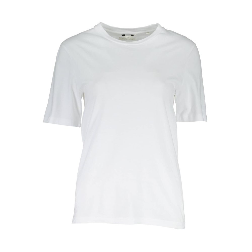 White Cotton Men T-Shirt
