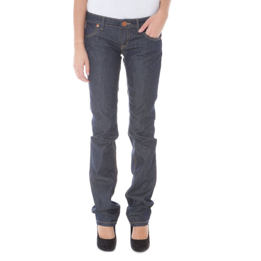 Blue Cotton Jeans Denim