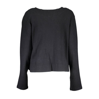 Black Wool Women Cardigan