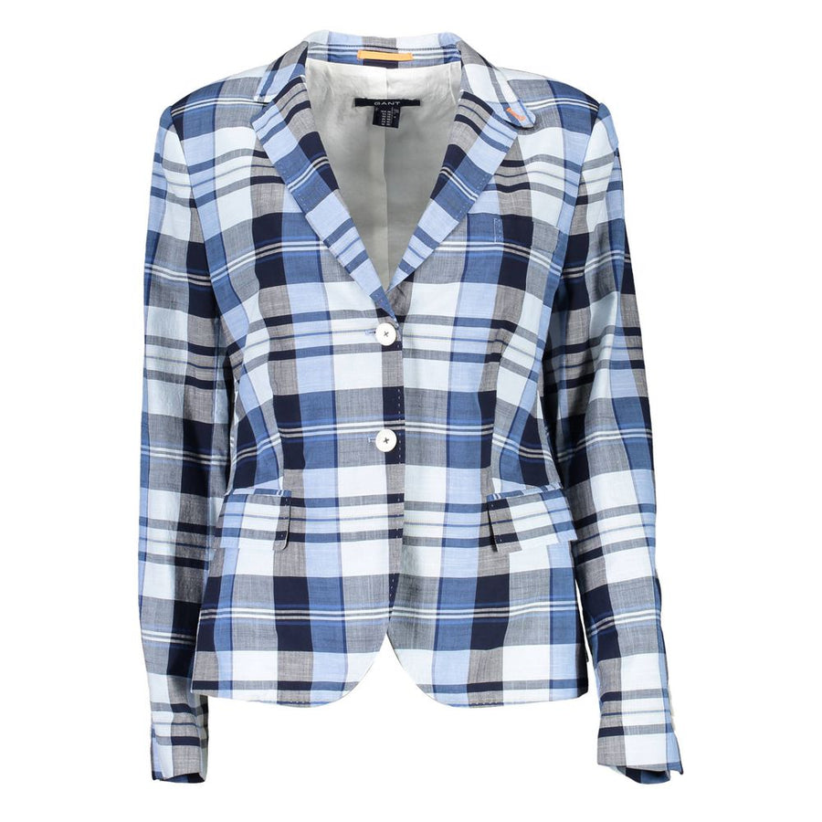Azzurro Cotton Women Jacket