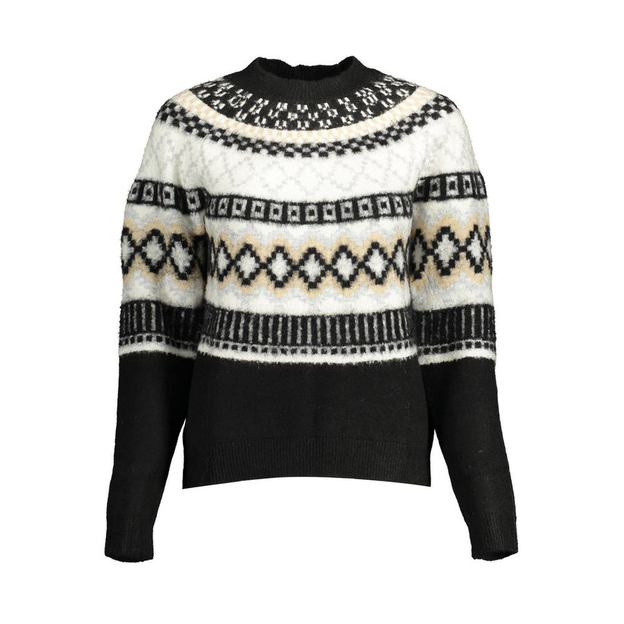 Black Polyester Sweater