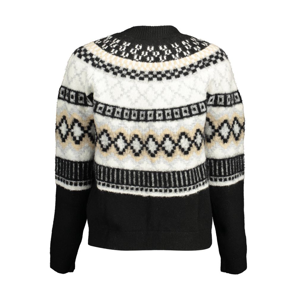 Black Polyester Sweater