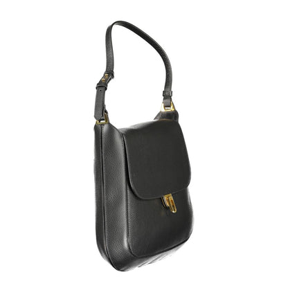Black Leather Women Handbag