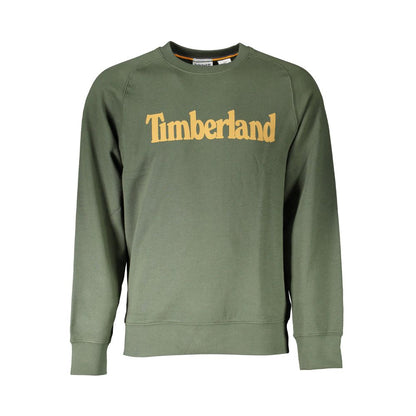 Green Cotton Mens Sweater