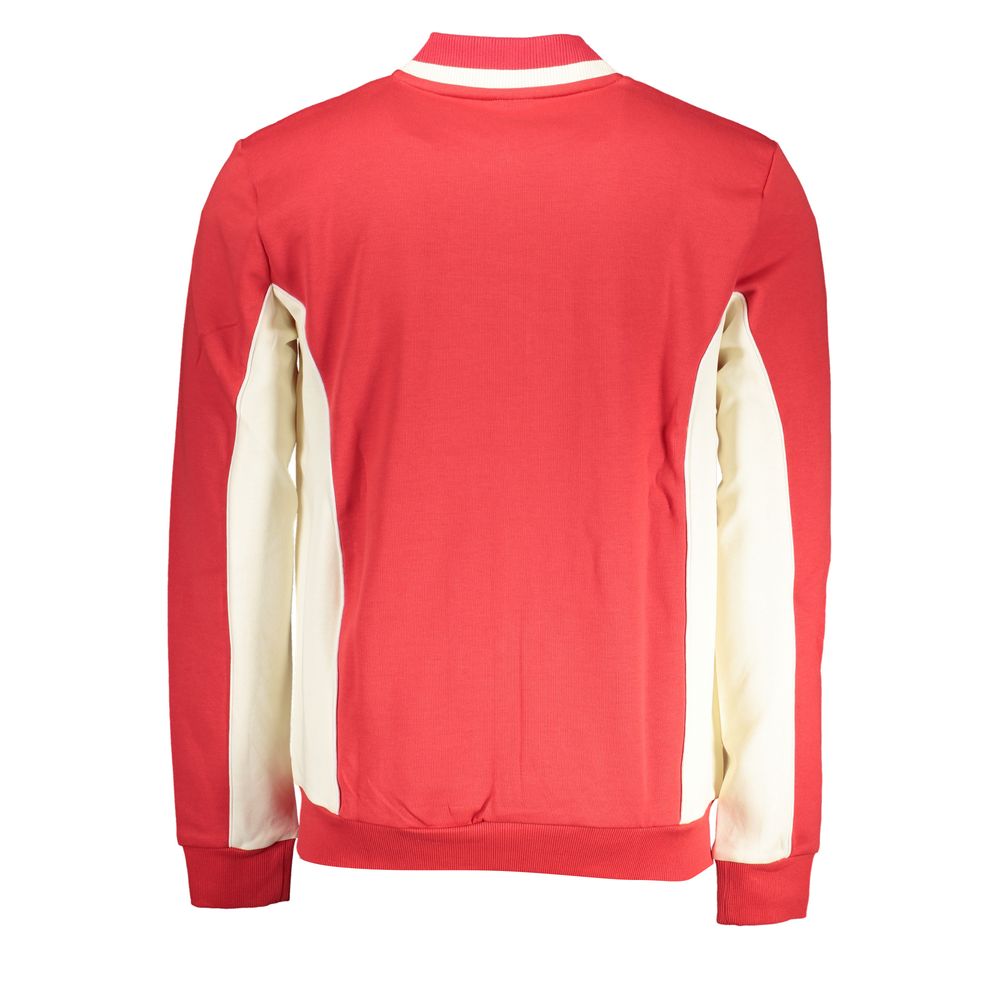 Red Cotton Men Sweater