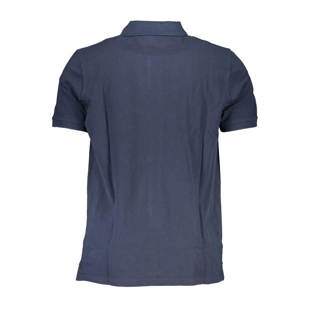 Blu Organic Cotton Men Polo Shirt