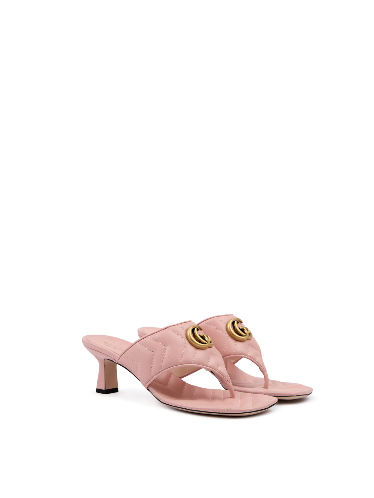 Mystic Pink Nappa Charlotte Leather Sandals
