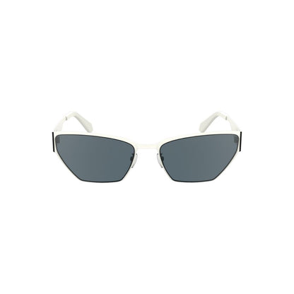 White Metal Women Sunglasses