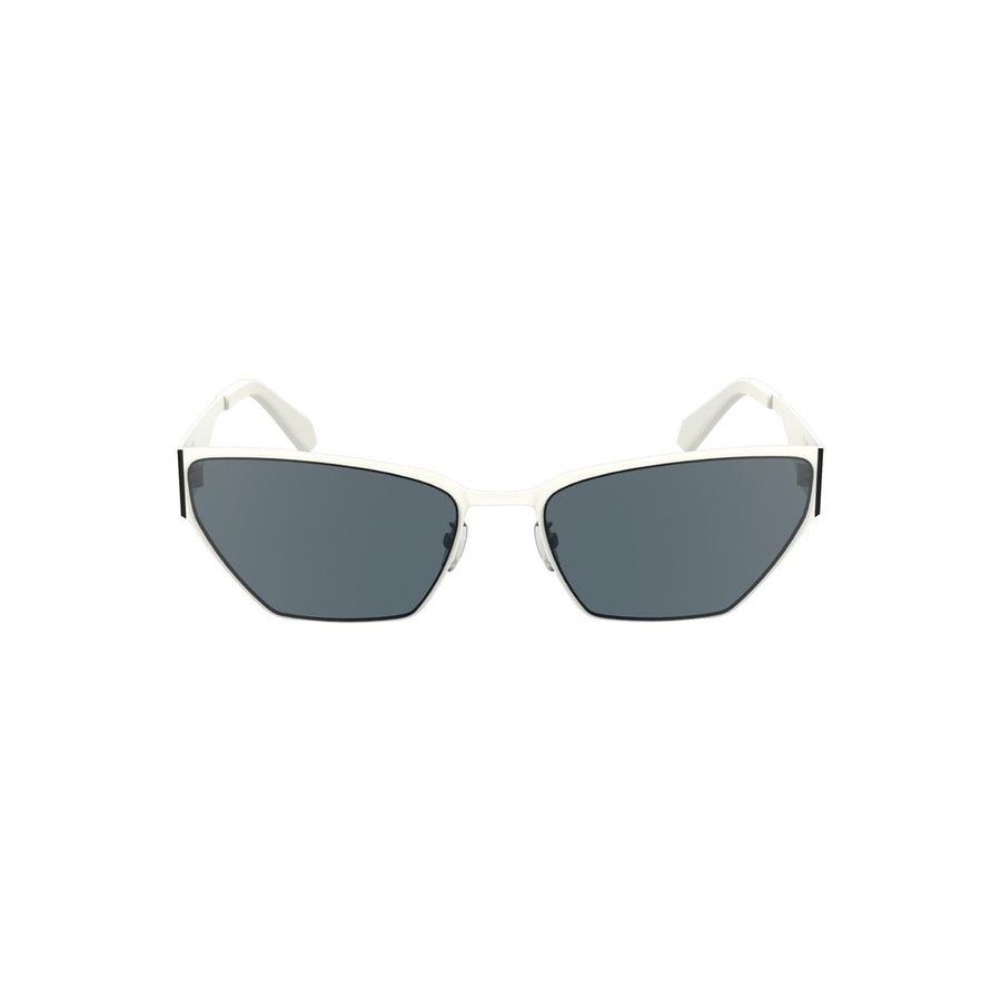 White Metal Women Sunglasses