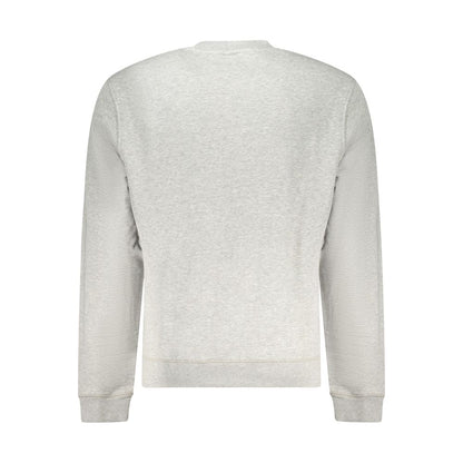 Grigio Cotton Men Sweatshirt