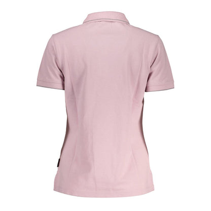 Pink Cotton Polo Shirt