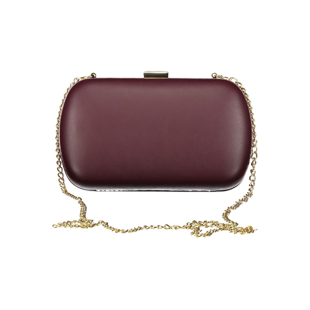 Rosso Poliuretano Women Handbag