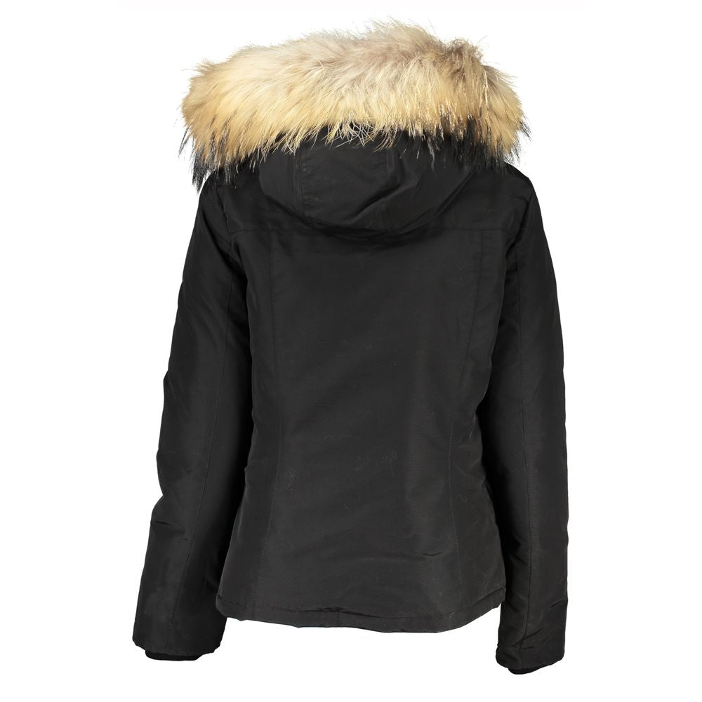 Black Cotton Women's Jacket