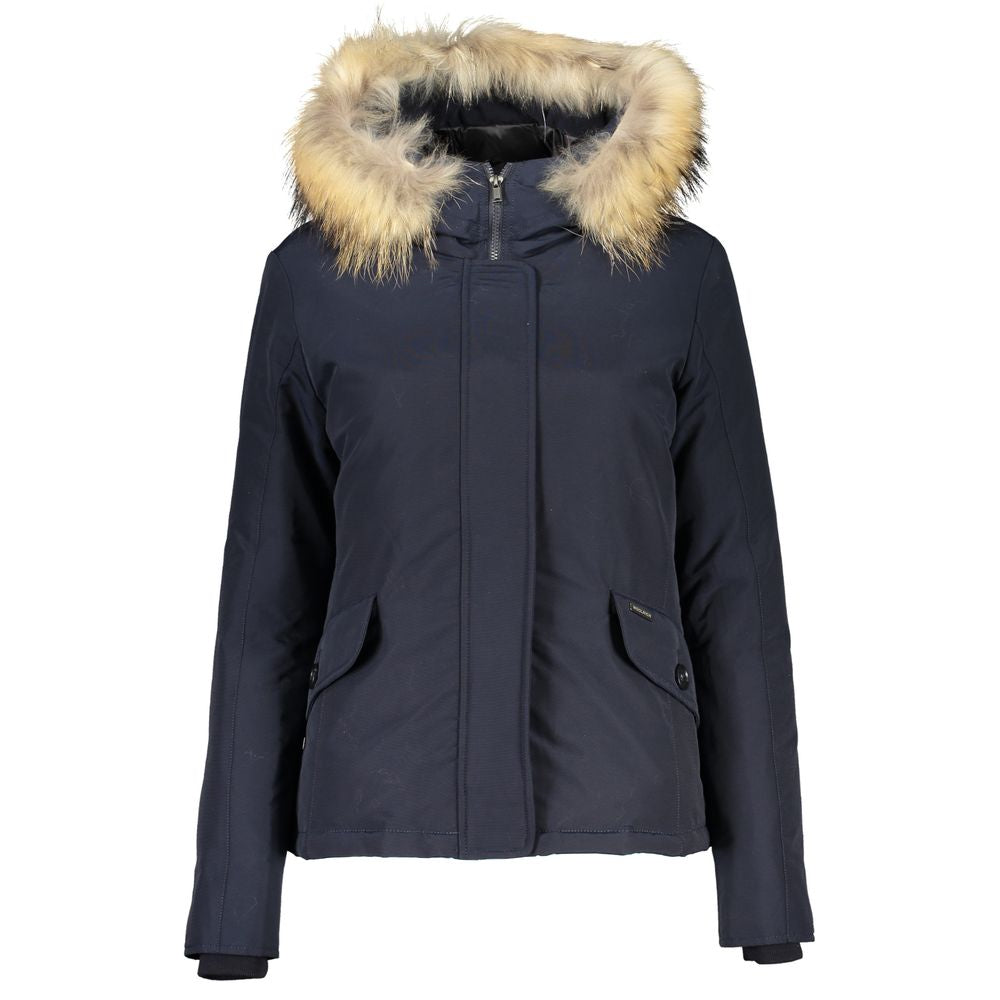 Blue Cotton Women's Jacket