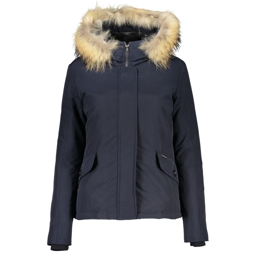 Blue Cotton Women's Jacket