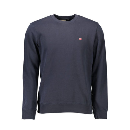 Blue Cotton Men's Sweatshirt