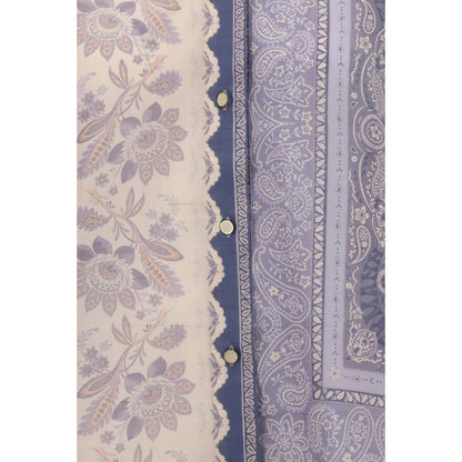 Purple Cotton Pattern Shirt