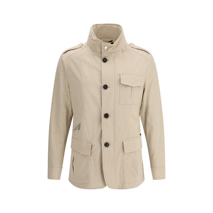 Beige Cotton Coat