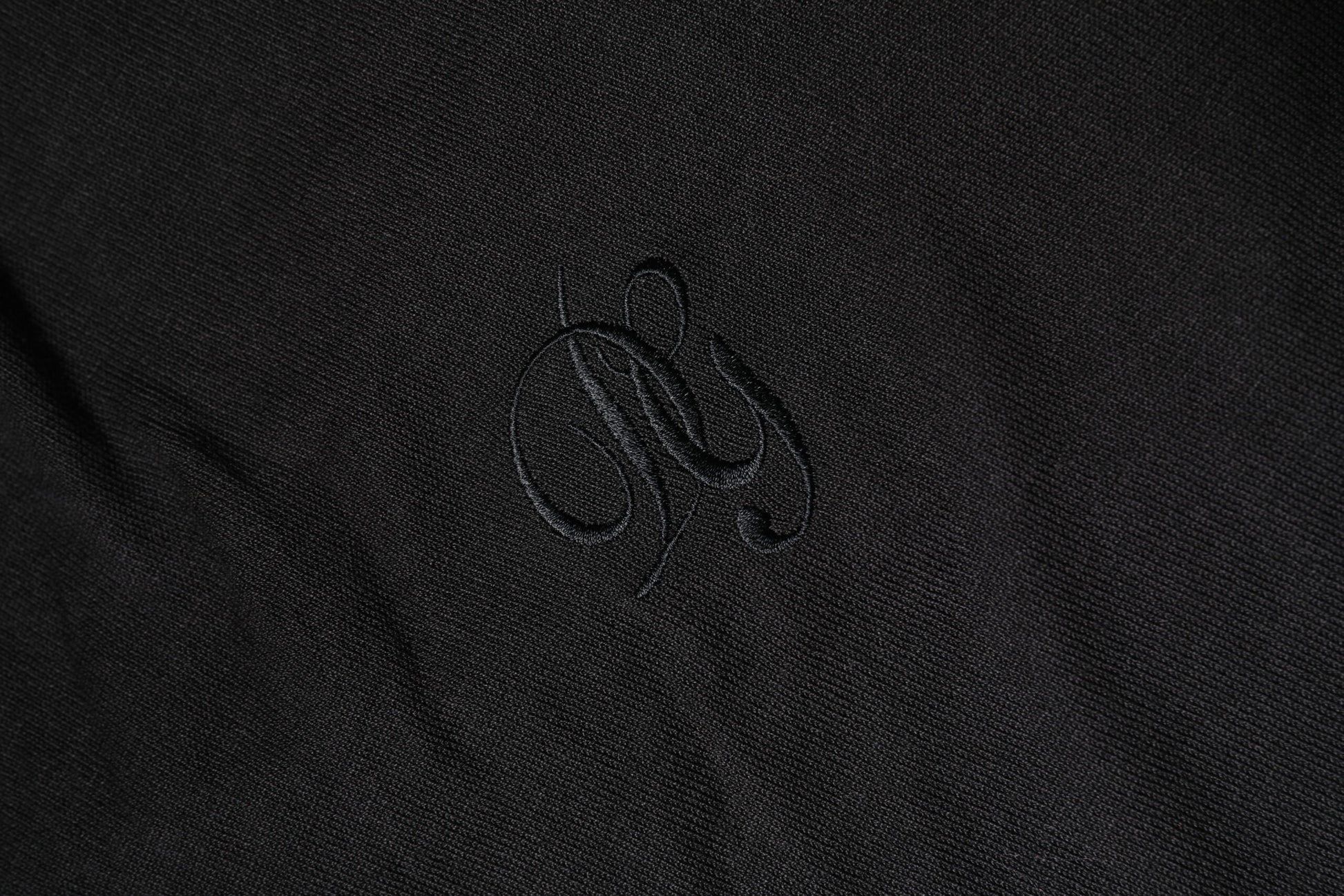 Black Cotton DG Logo Men Sweatshirt Sweater