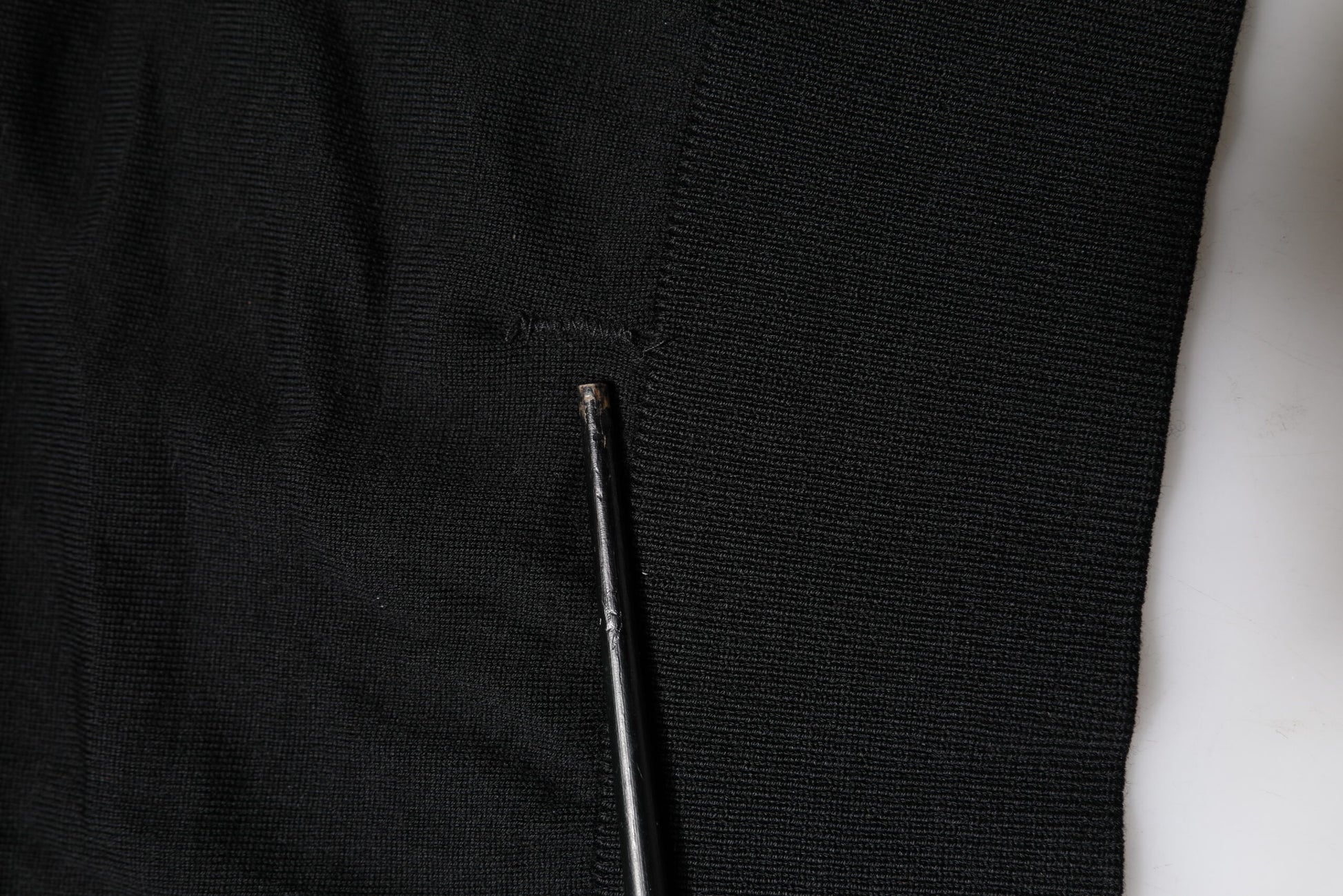 Black Long Sleeve Crew Neck Pullover Sweater