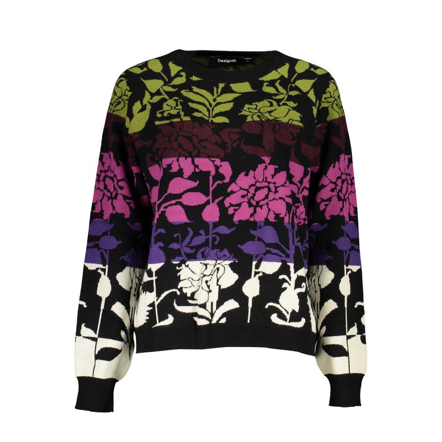 Black Polyester Sweater