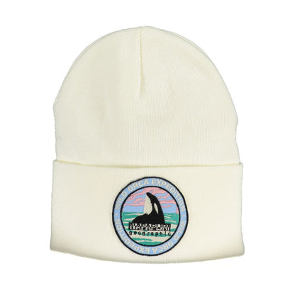 White Marabou Men Cap