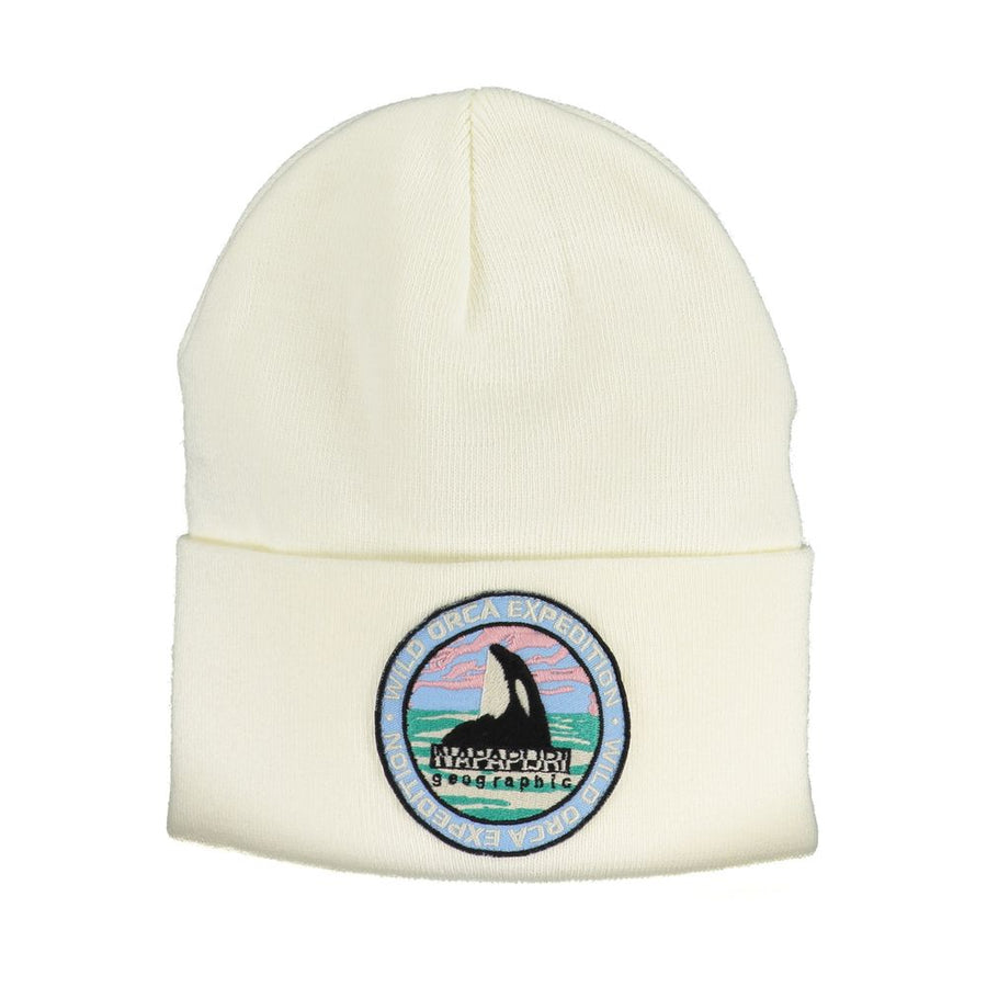 White Marabou Men Cap