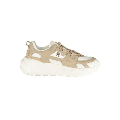 Bianco Polyurethane Women Sneaker
