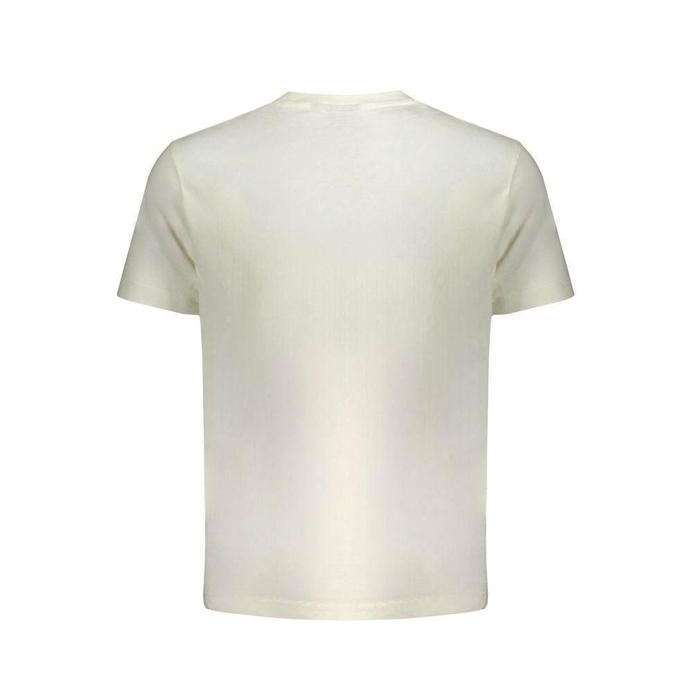 White Cotton Men's T-Shirt