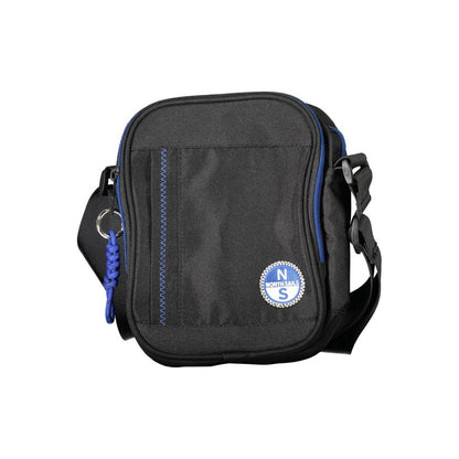 Nero Polyester Mens Shoulder Bag