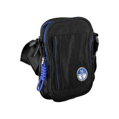 Nero Polyester Mens Shoulder Bag
