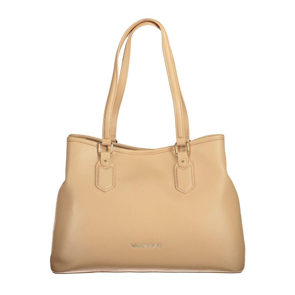Beige Polyethylene Handbag