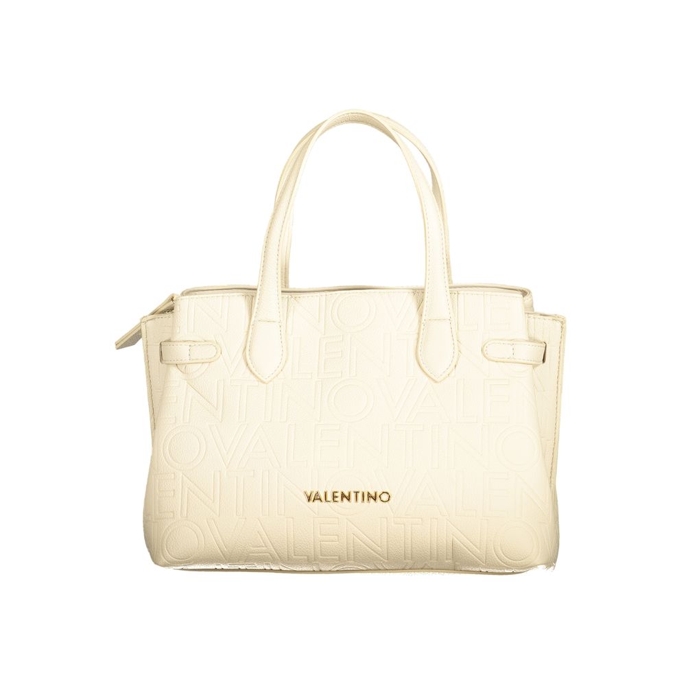 Beige Polyethylene Handbag