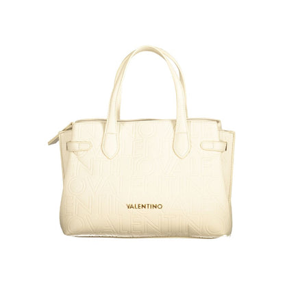 Beige Polyethylene Handbag