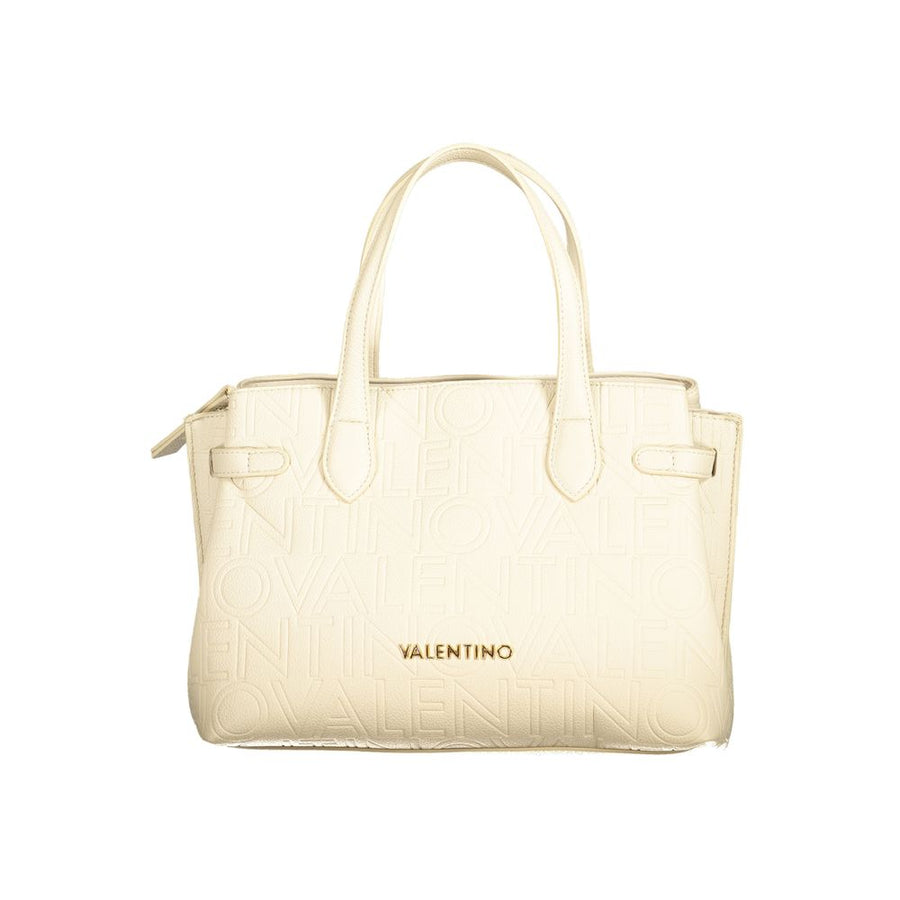 Beige Polyethylene Handbag