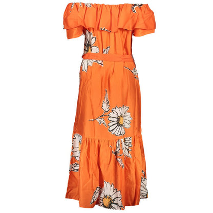 Arancione Cotton Women Dress