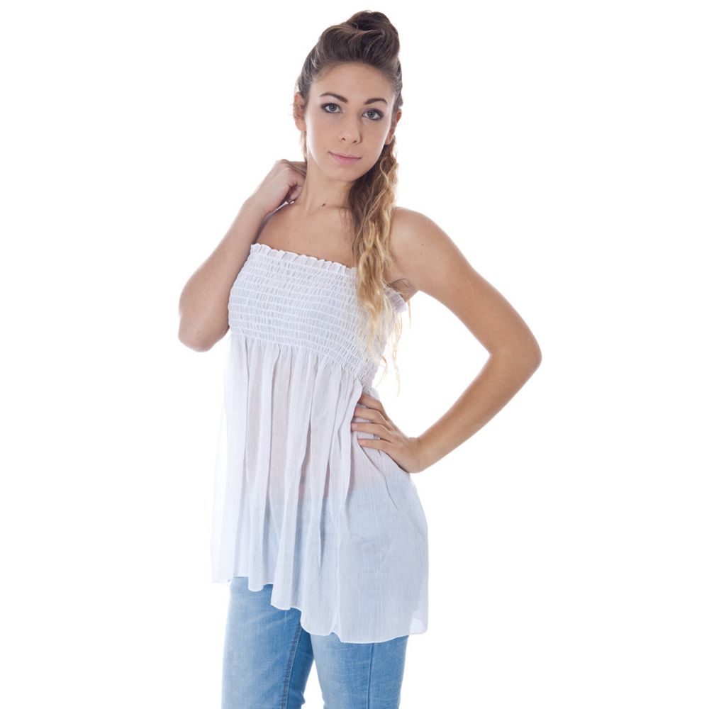 Bianco Polyester Women Intimate Top
