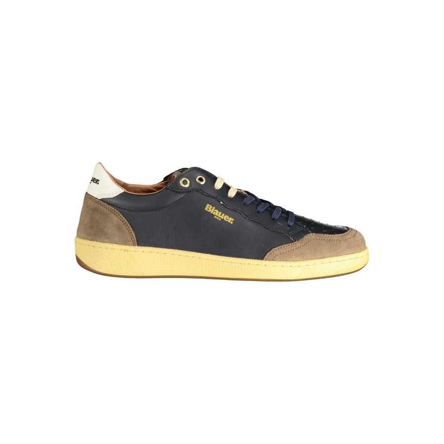 Marrone Leather Men Sneaker