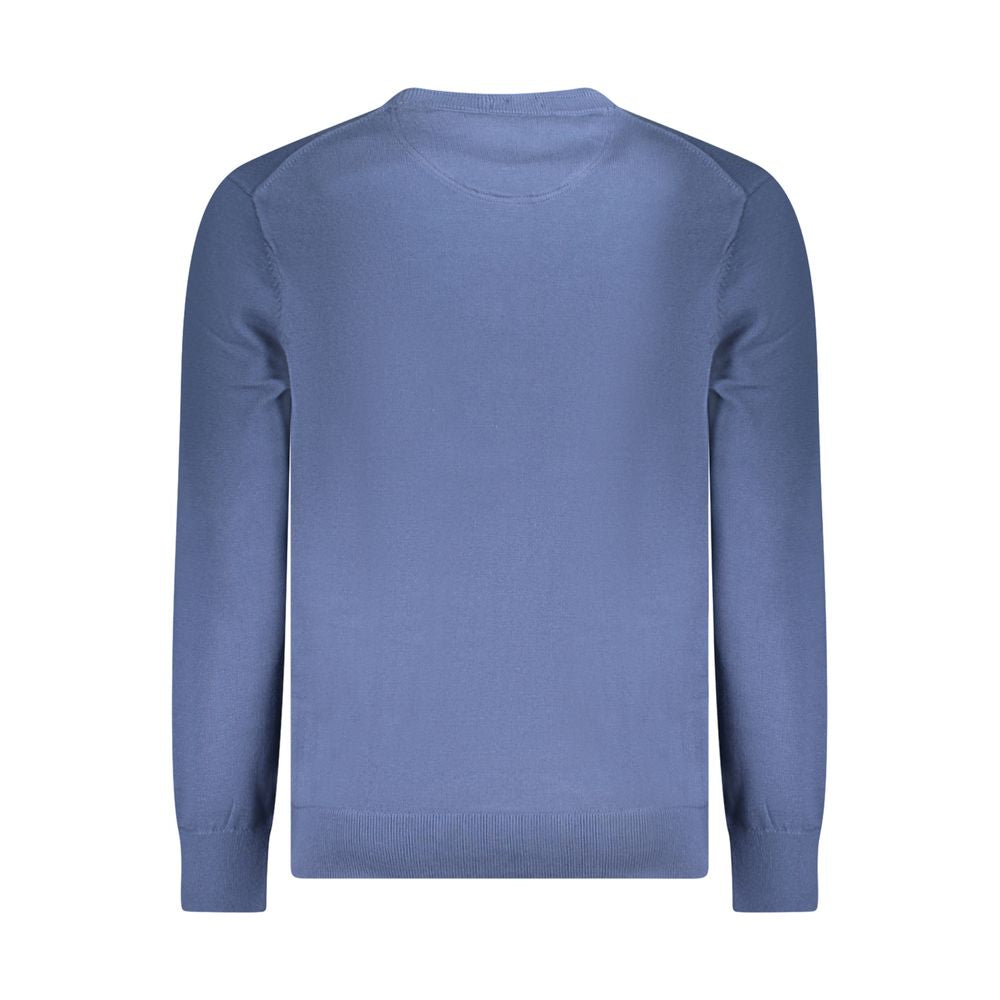 Blue Organic Cotton Men Sweater