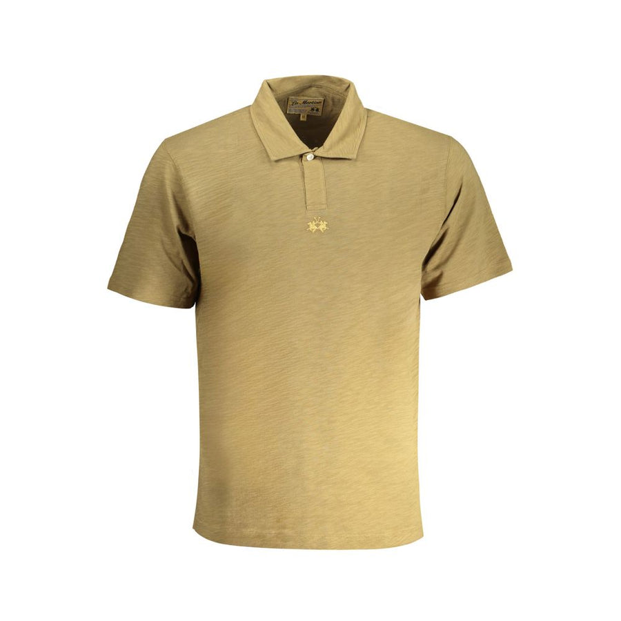 Arancione Cotton Men Polo
