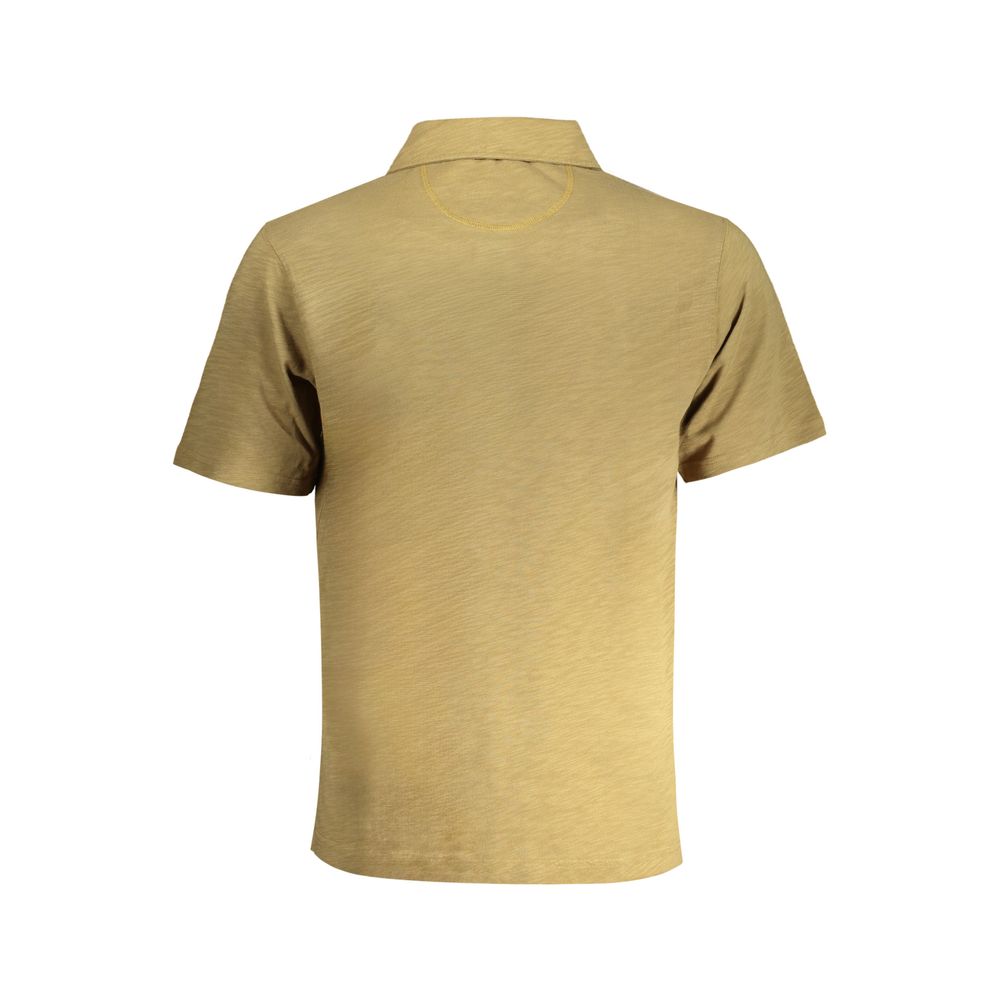 Arancione Cotton Men Polo