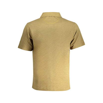 Arancione Cotton Men Polo