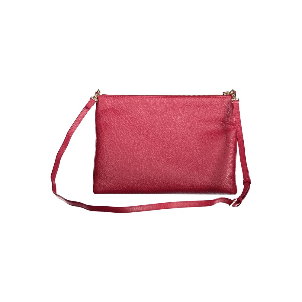 Red Leather Women Crossbody