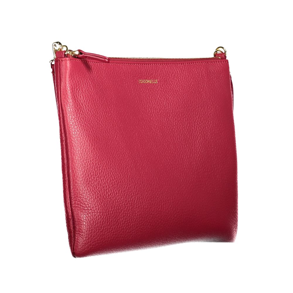 Red Leather Women Crossbody