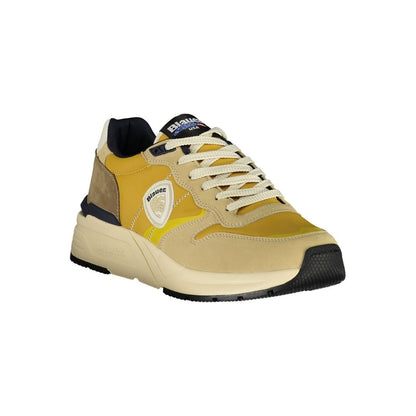 Beige Polyester Sneaker